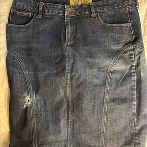 Hinta Denim Long Skirt S 15